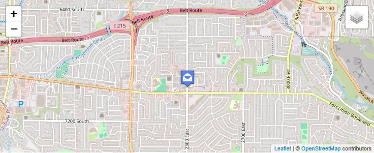Map of ZIP Code 84171 in Salt Lake City, UT — click to open interactive map