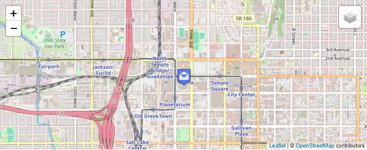 Map of ZIP Code 84180 in Salt Lake City, UT — click to open interactive map