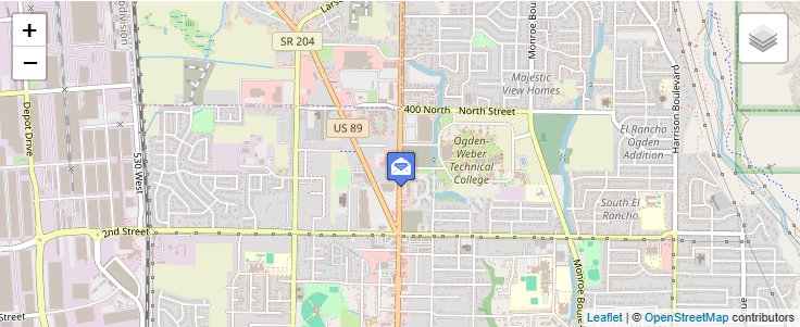 Map of ZIP Code 84412 in Ogden, UT — click to open interactive map