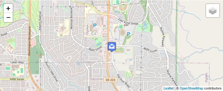 Map of ZIP Code 84415 in Ogden, UT — click to open interactive map
