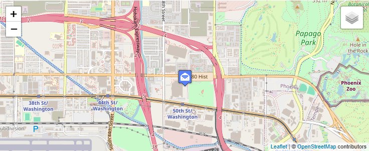 Map of ZIP Code 85038 in Phoenix, AZ — click to open interactive map