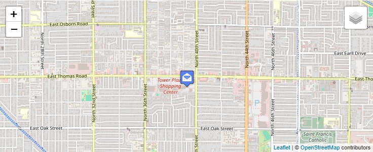 Map of ZIP Code 85060 in Phoenix, AZ — click to open interactive map