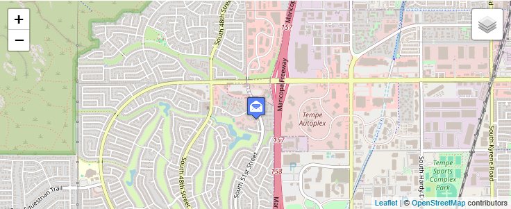 Map of ZIP Code 85076 in Phoenix, AZ — click to open interactive map