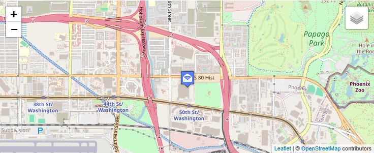 Map of ZIP Code 85082 in Phoenix, AZ — click to open interactive map