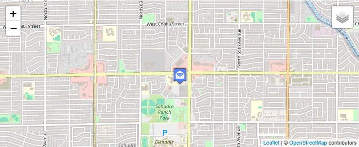 Map of ZIP Code 85312 in Glendale, AZ — click to open interactive map