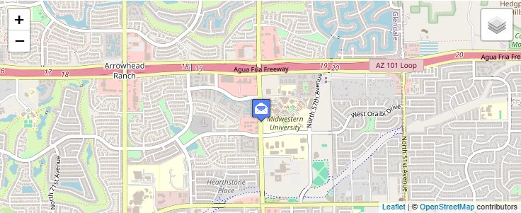 Map of ZIP Code 85318 in Glendale, AZ — click to open interactive map