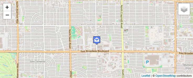 Map of ZIP Code 85732 in Tucson, AZ — click to open interactive map