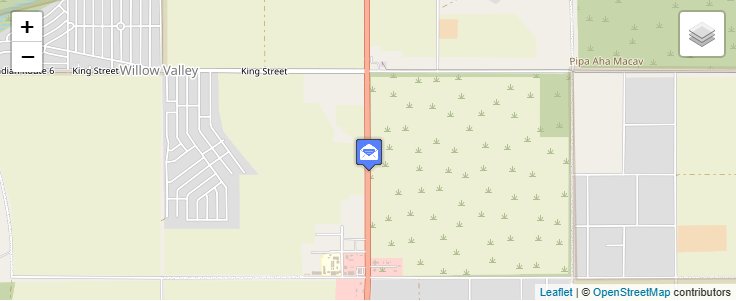 Map of ZIP Code 86446 in Mohave Valley, AZ — click to open interactive map