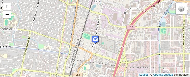 Map of ZIP Code 87158 in Albuquerque, NM — click to open interactive map