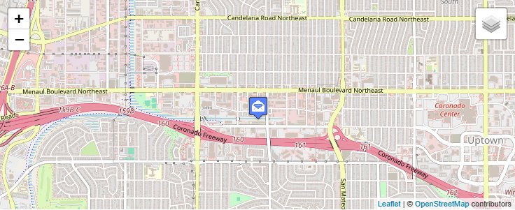 Map of ZIP Code 87190 in Albuquerque, NM — click to open interactive map