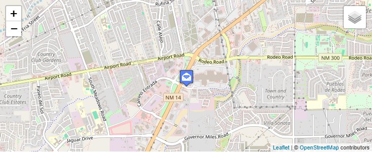 Map of ZIP Code 87592 in Santa Fe, NM — click to open interactive map