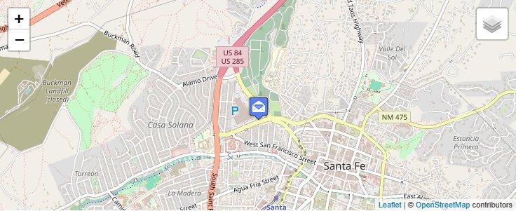 Map of ZIP Code 87594 in Santa Fe, NM — click to open interactive map