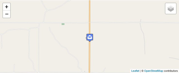 Map of ZIP Code 88433 in Quay, NM — click to open interactive map