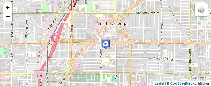 Map of ZIP Code 89087 in North Las Vegas, NV — click to open interactive map
