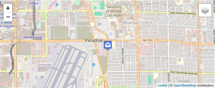 Map of ZIP Code 89132 in Las Vegas, NV — click to open interactive map