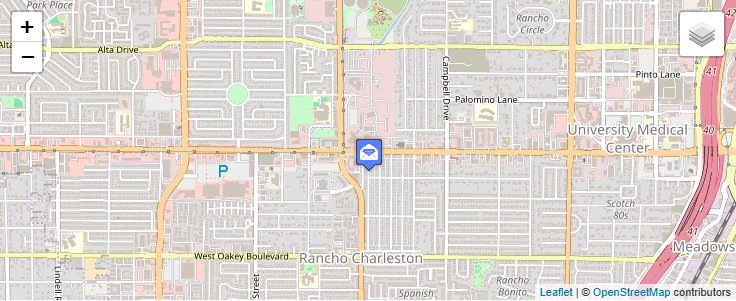 Map of ZIP Code 89153 in Las Vegas, NV — click to open interactive map