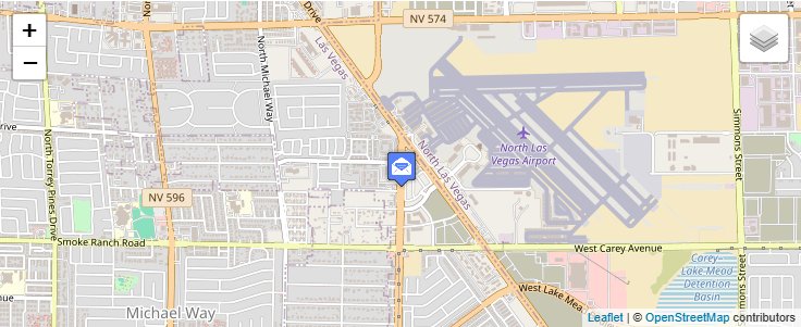 Map of ZIP Code 89157 in Las Vegas, NV — click to open interactive map