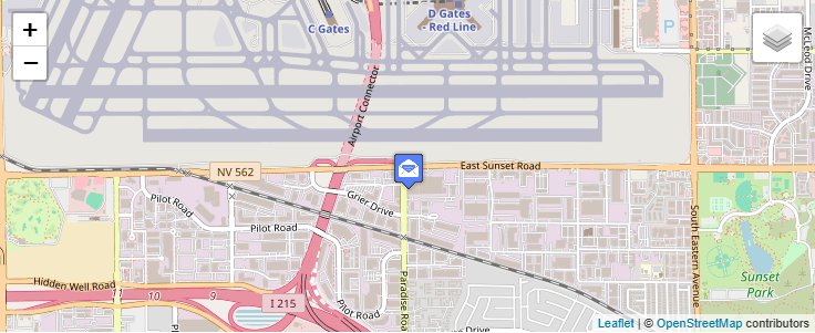 Map of ZIP Code 89159 in Las Vegas, NV — click to open interactive map