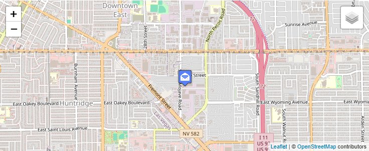 Map of ZIP Code 89185 in Las Vegas, NV — click to open interactive map