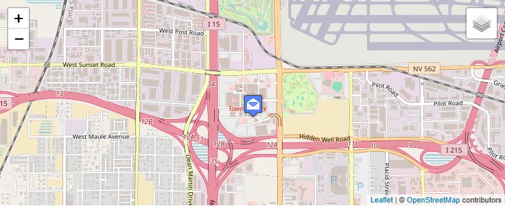 Map of ZIP Code 89195 in Las Vegas, NV — click to open interactive map
