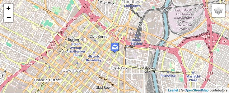 Map of ZIP Code 90053 in Los Angeles, CA — click to open interactive map