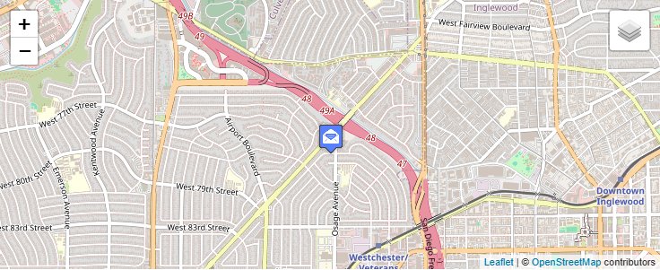 Map of ZIP Code 90083 in Los Angeles, CA — click to open interactive map