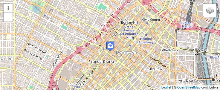 Map of ZIP Code 90084 in Los Angeles, CA — click to open interactive map