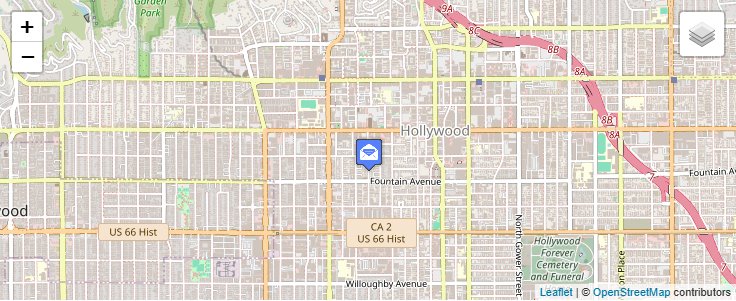 Map of ZIP Code 90093 in Los Angeles, CA — click to open interactive map