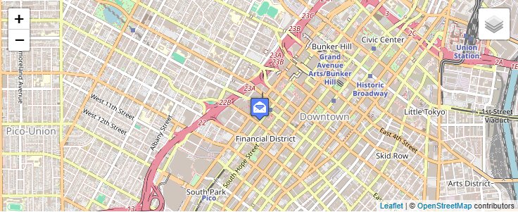 Map of ZIP Code 90096 in Los Angeles, CA — click to open interactive map