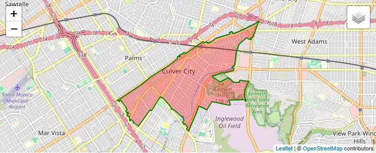 ZIP Code 90232 - Culver City, California | Map, Demographics