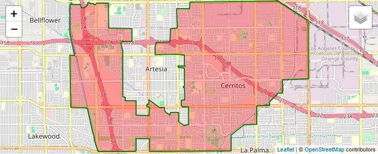 ZIP Code 90703 - Cerritos, California | Map, Demographics, Income