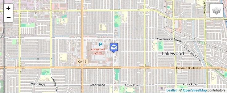 Map of ZIP Code 90714 in Lakewood, CA — click to open interactive map