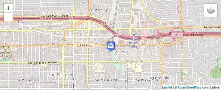 Map of ZIP Code 91117 in Pasadena, CA — click to open interactive map