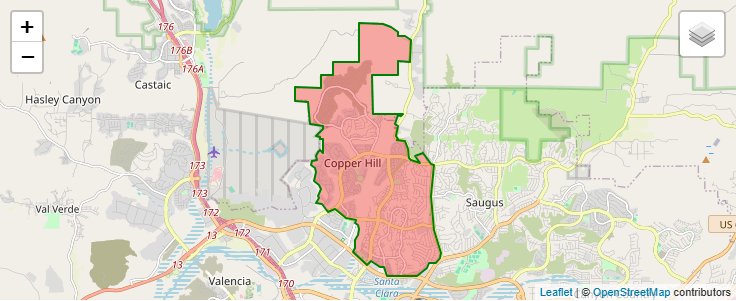 ZIP Code 91354 - Valencia, California | Map, Demographics, Income