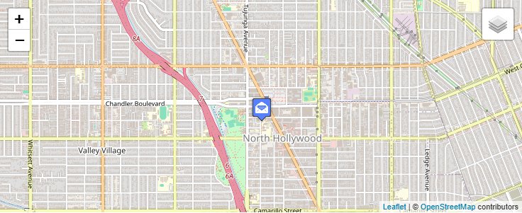 Map of ZIP Code 91603 in North Hollywood, CA — click to open interactive map