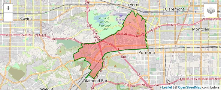 【とっぽ。】 ZIP Code 91768 - Pomona, California | Map, Demographics, Income