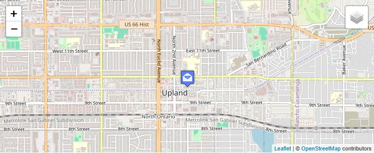 Map of ZIP Code 91785 in Upland, CA — click to open interactive map