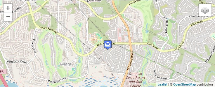 Map of ZIP Code 92013 in Carlsbad, CA — click to open interactive map
