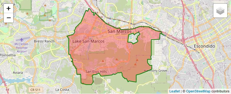 ZIP Code 92078 - San Marcos, California | Map, Demographics