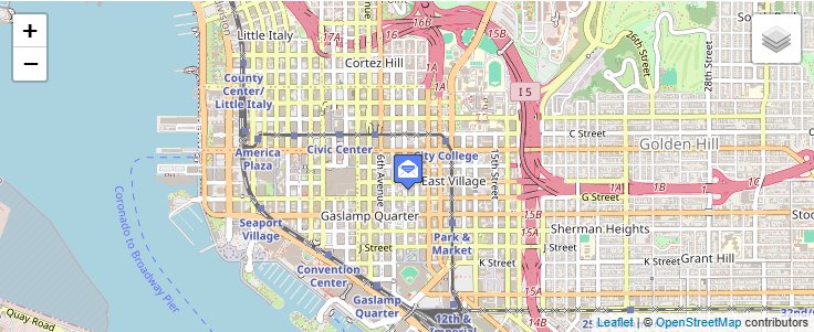 Map of ZIP Code 92112 in San Diego, CA — click to open interactive map