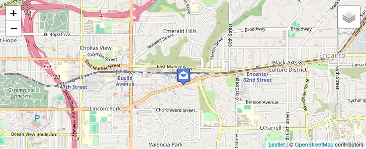 Map of ZIP Code 92174 in San Diego, CA — click to open interactive map