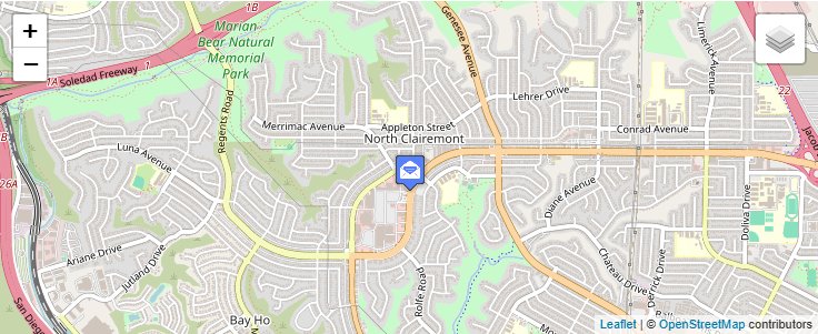 Map of ZIP Code 92177 in San Diego, CA — click to open interactive map