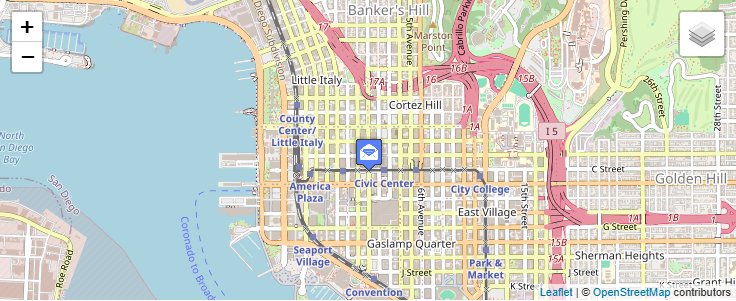 Map of ZIP Code 92187 in San Diego, CA — click to open interactive map