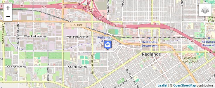 Map of ZIP Code 92375 in Redlands, CA — click to open interactive map