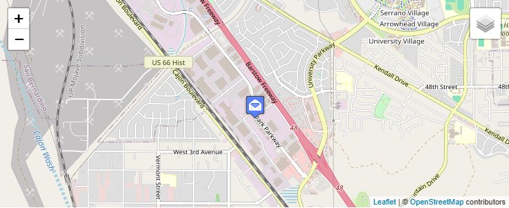 Map of ZIP Code 92427 in San Bernardino, CA — click to open interactive map