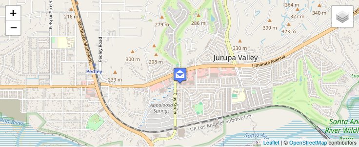 Map of ZIP Code 92519 in Riverside, CA — click to open interactive map