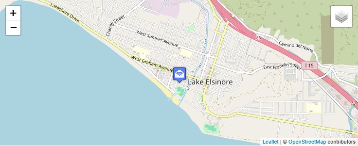 Map of ZIP Code 92531 in Lake Elsinore, CA — click to open interactive map