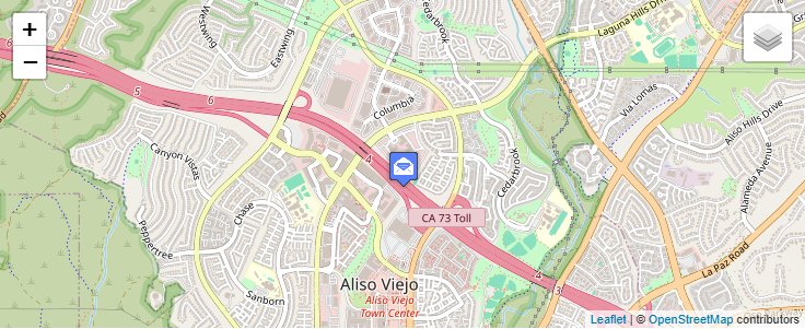 Map of ZIP Code 92698 in Aliso Viejo, CA — click to open interactive map