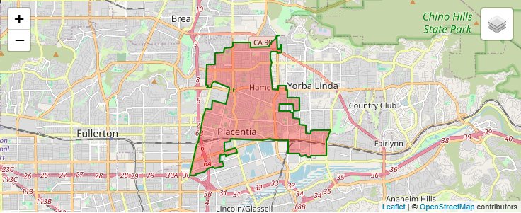 ZIP Code 92870 - Placentia, California | Map, Demographics, Income