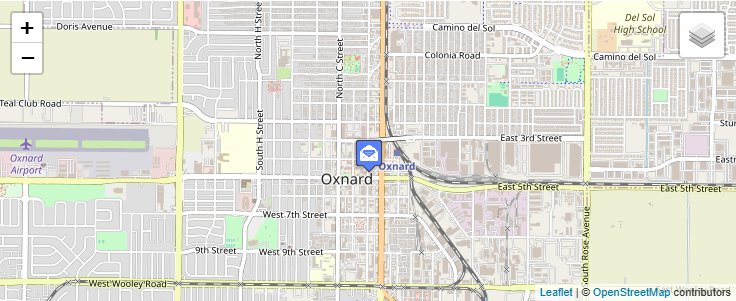 Map of ZIP Code 93032 in Oxnard, CA — click to open interactive map